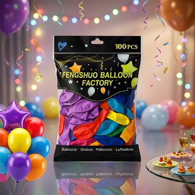 Color latex balloons